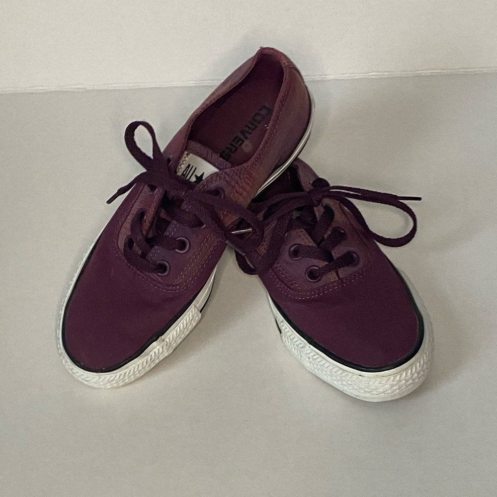Purple and Plaid Converse All Star